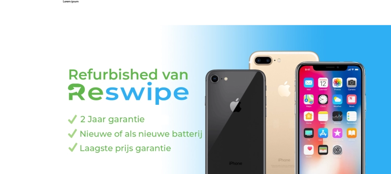 Reswipe heldenafbeelding