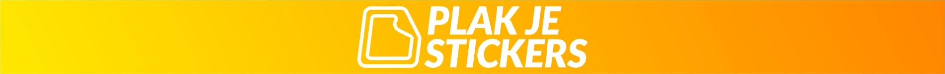 PLAK JE STICKERSs achtergrond