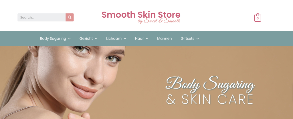 Smooth Skin Store Hintergrund