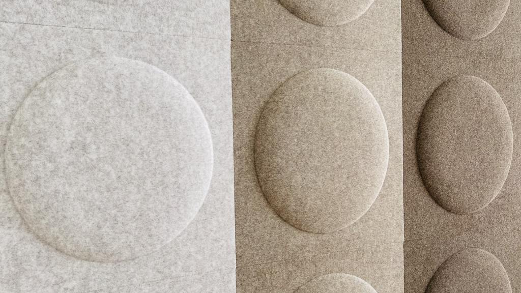 Wallfelt.des achtergrond