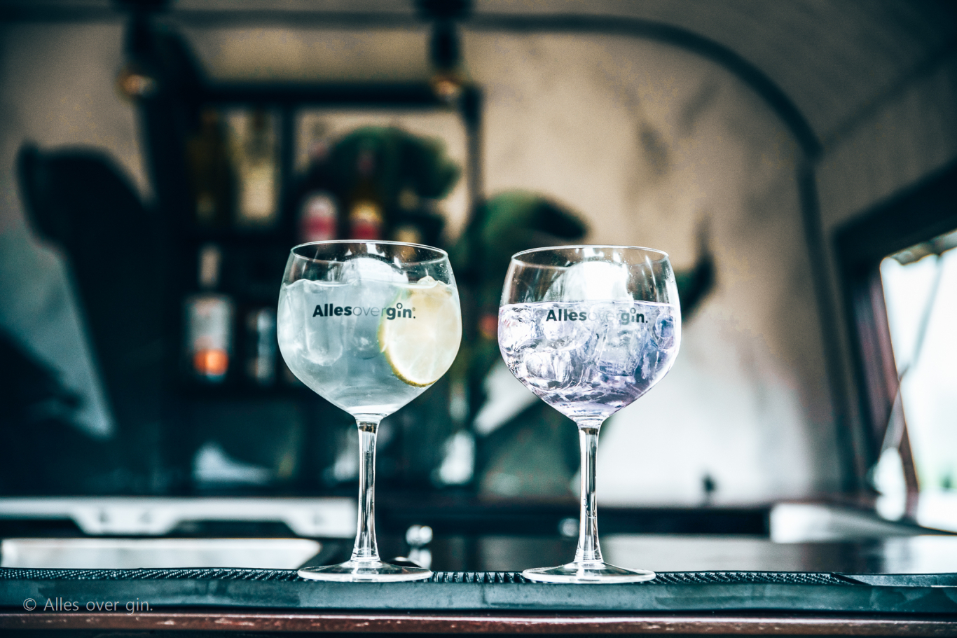 Alles over gin. Boutiques achtergrond