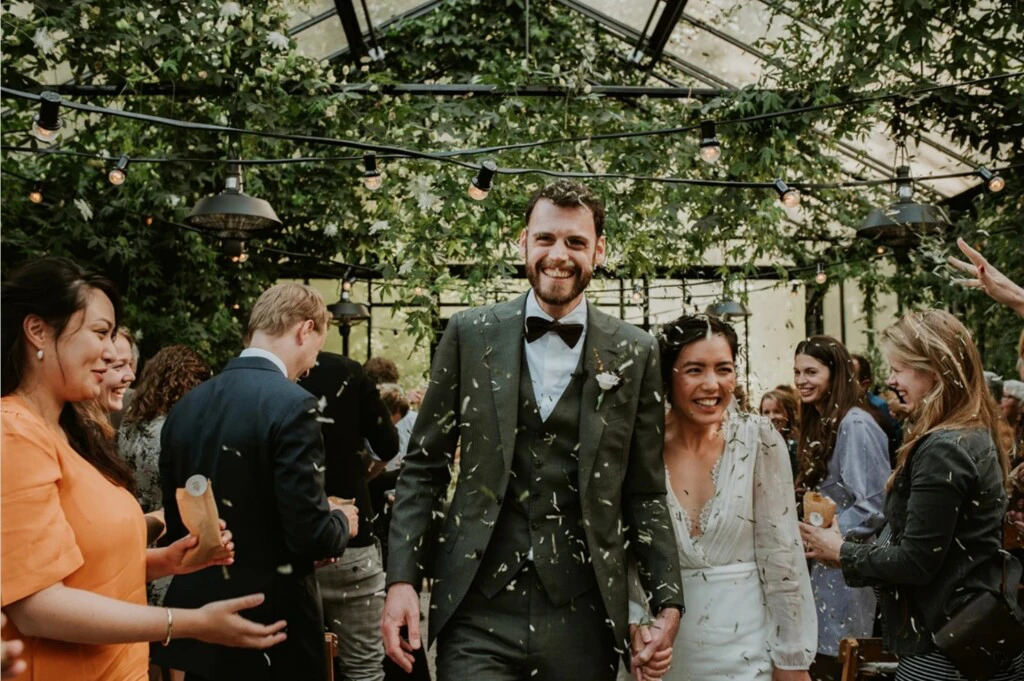 bladconfettis achtergrond