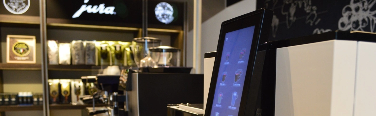 Koffiestores achtergrond