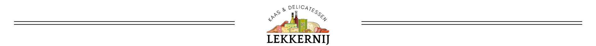 LEKKERNIJ - Kaas & Delicatessens achtergrond