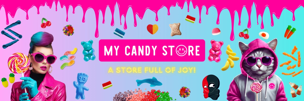 MY Candy Stores achtergrond