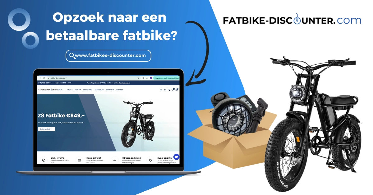 Fatbike Discounter Nederlands achtergrond