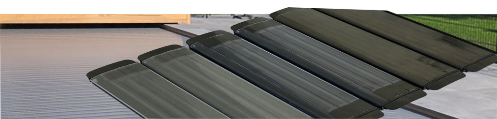 Zwembad Lamellen Shops achtergrond