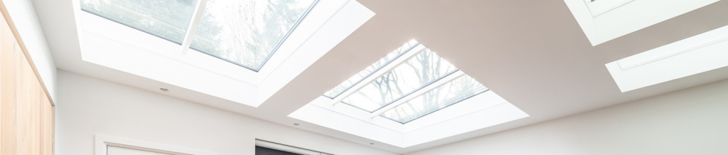 Vlakkelichtkoepels achtergrond