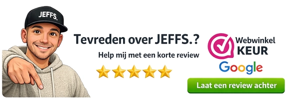 JEFFS. Merchandises achtergrond