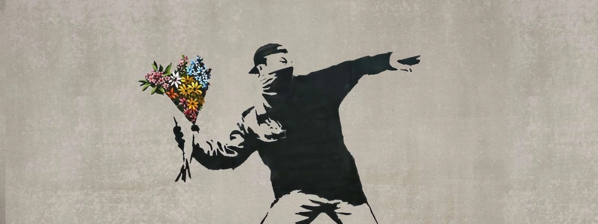 Banksy webshops achtergrond