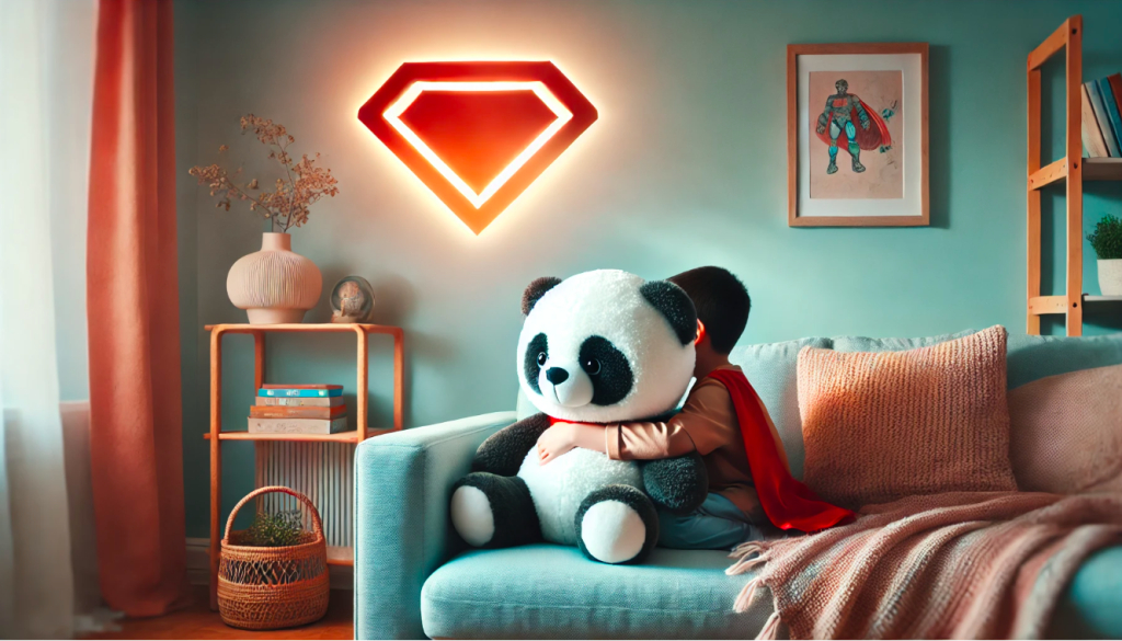 HuggieHeros achtergrond