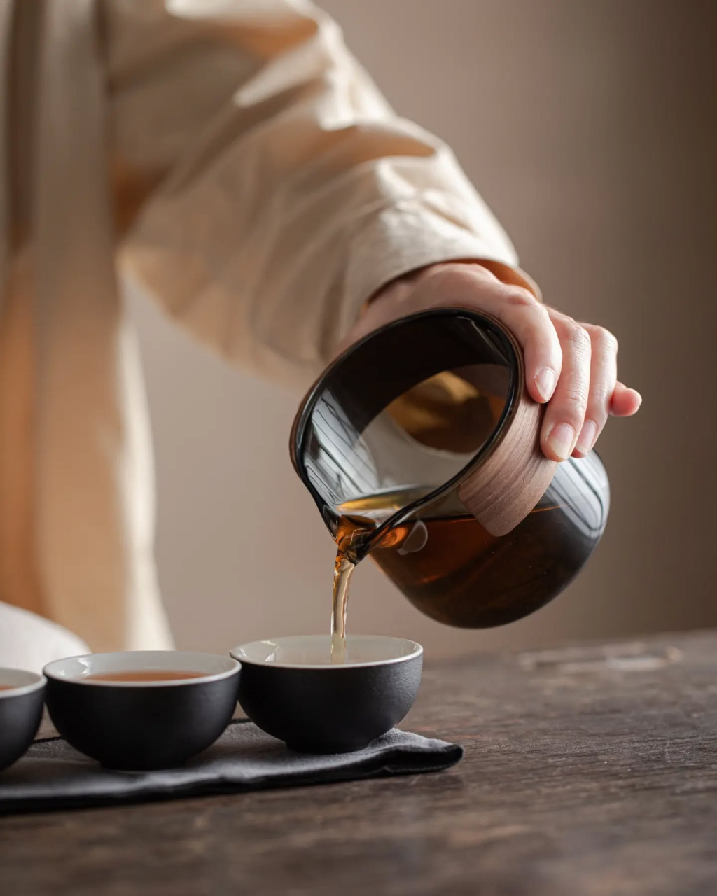 Theepotenties achtergrond