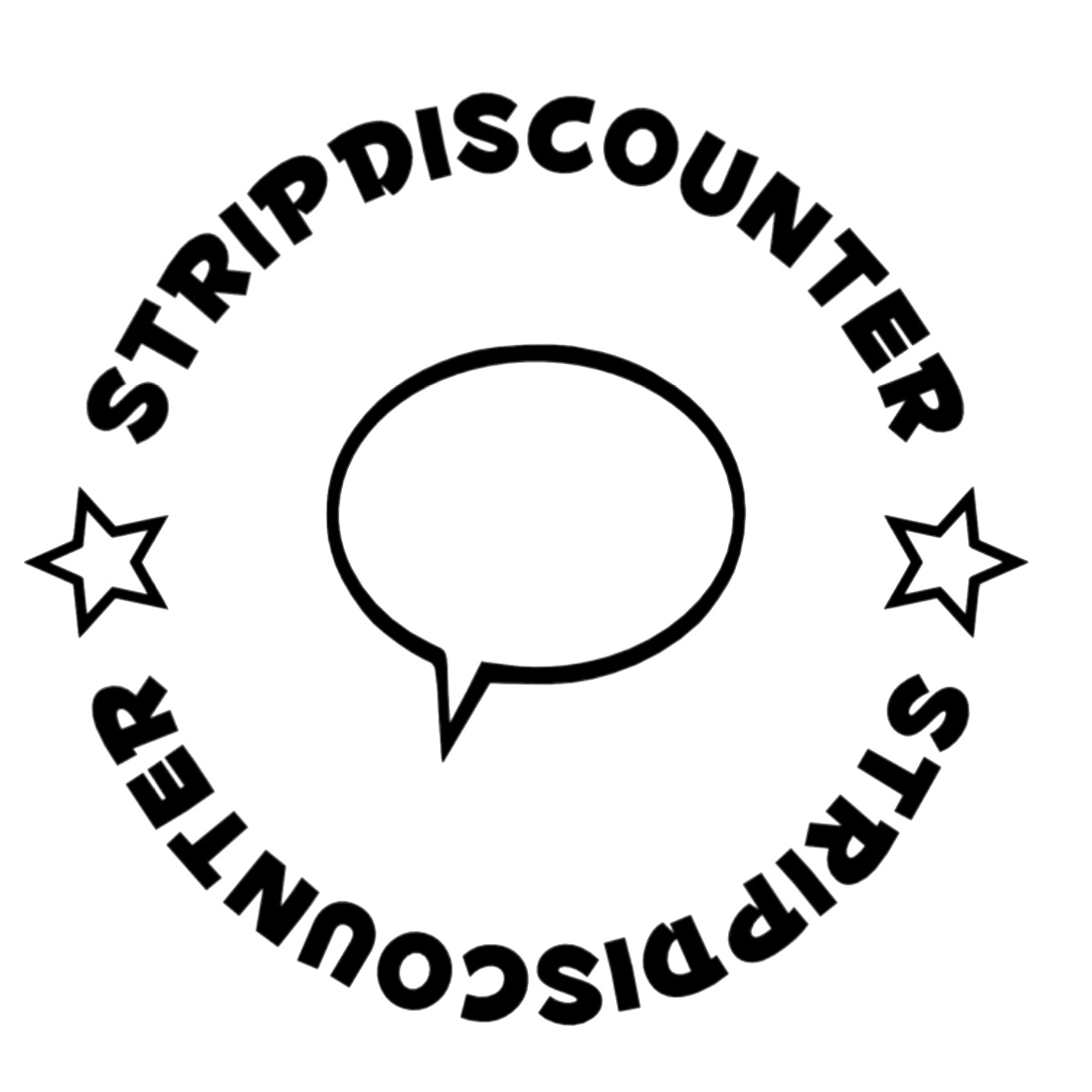 Stripdiscounters achtergrond