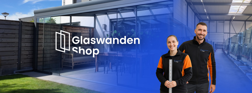 Glaswandenshops achtergrond