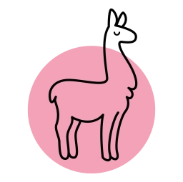 Logo von De kleine lama