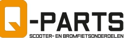 Logo van Q-Parts scooter- en bromfietsonderdelen