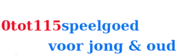 Logo van 0tot115speelgoed.nl