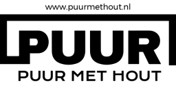 Logo van PUUR met hout