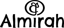 Logo van Almirah; handgemaakt met een mooi verhaal