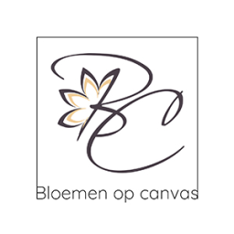 Bloemen op canvas