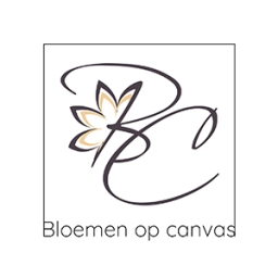 Logo van Bloemen op canvas
