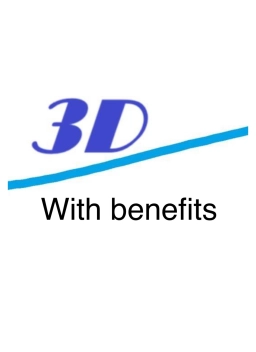 Logo van 3D with benefits