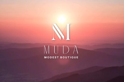 Logo van muda modest boutique