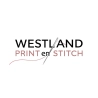 Westland print en stitch's logo
