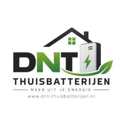 Logo van DNT thuisbatterijen